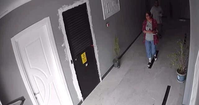 Ayakkabı ve Bisiklet Hırsızını Güvenlik Kamerası Ele Verdi