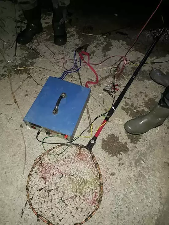 Balık Avında Kullanılan Elektroşok Ele Geçirildi