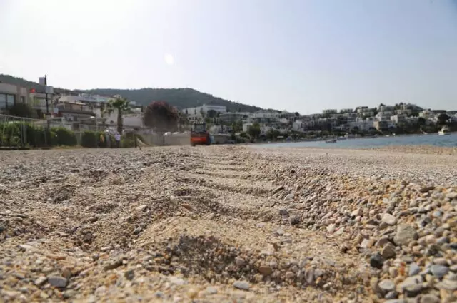 Bodrum Sahilleri Yaza Hazırlanıyor