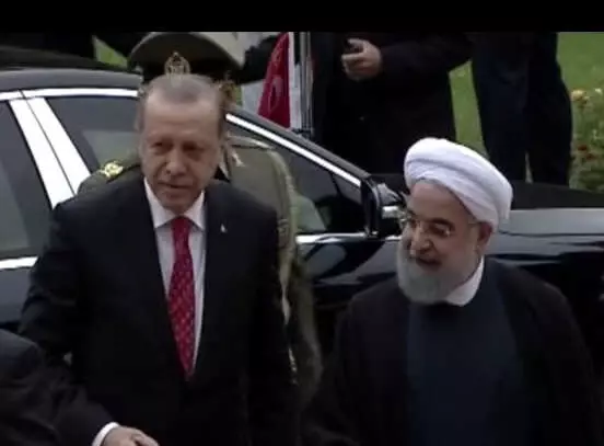 Cumhurbaşkanı Erdoğan ile İran Cumhurbaşkanı Ruhani Telefonda Görüştü.