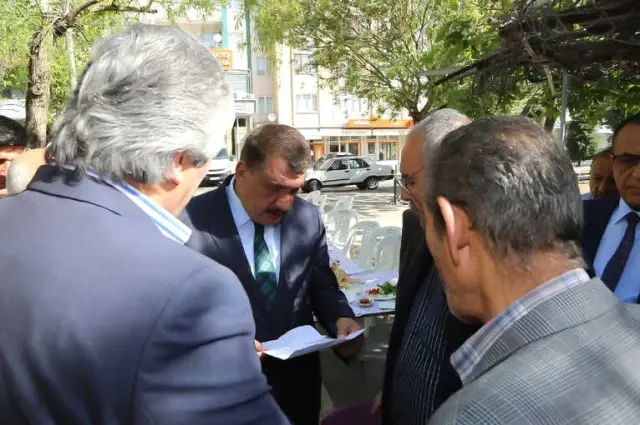 Gürkan Muhtarlar ile Bir Araya Geldi