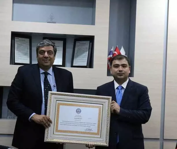 Kaymakam Kızıltoprak'tan, İndorama'ya Takdir Belgesi
