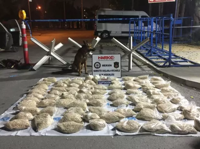 Mersin'de Uyuşturucu Operasyonu
