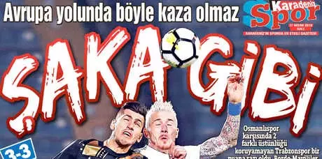 Trabzon'da Yerel Gazeteler Şaşkın: Şaka Gibi...