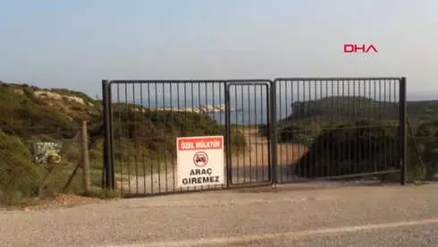 Çanakkale Bozcaada Akvaryum Koyu'nda İkinci Kapı Krizi