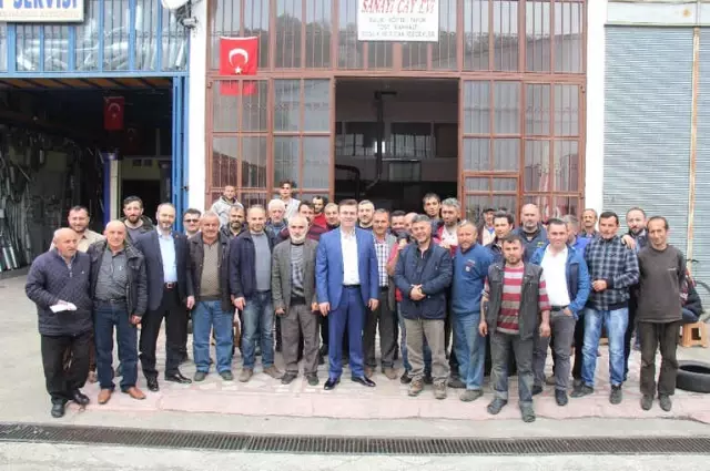 Balta, Küçük Sanayi Sitesi Esnafıyla Kahvaltıda Buluştu