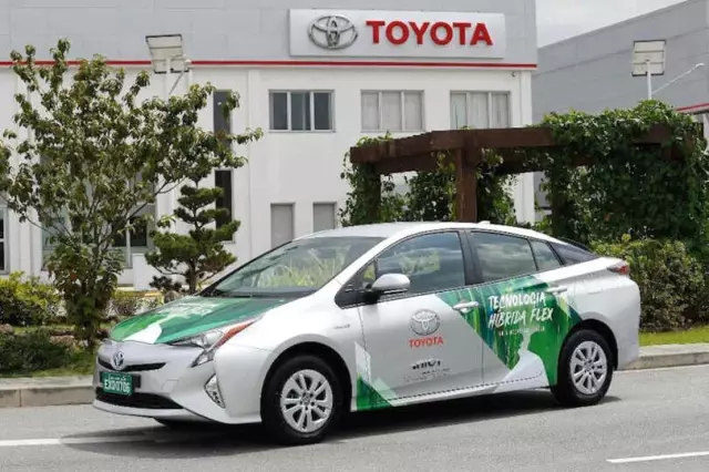 Toyota Hybrid Ffv, Şeker Kamışından Üretilen Yakıt Kullanıyor Toyota Hybrid Ffv, Şeker Kamışından Üretilen Yakıt Kullanıyor