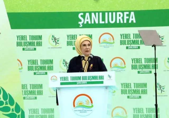 Emine Erdoğan Şanlıurfa'da 3. Yerel Tohum Buluşmaları'na Katıldı