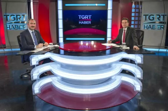 Batuhan Yaşar, Adalet Bakanı Abdulhamit Gül'ü TGRT Haber Gündem Özel Programı'nda konuk etti. ile ilgili görsel sonucu