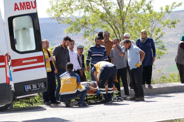 Yozgat Ta Trafik Kazası 1 Yaralı Haberi Fotografı