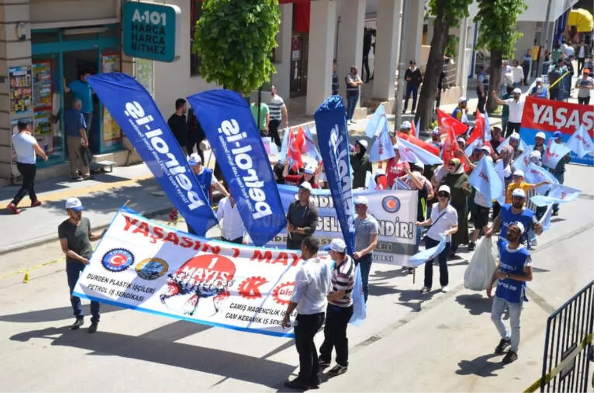 Bilecik'te 1 Mayıs Kutlamasına Katılım Az Oldu