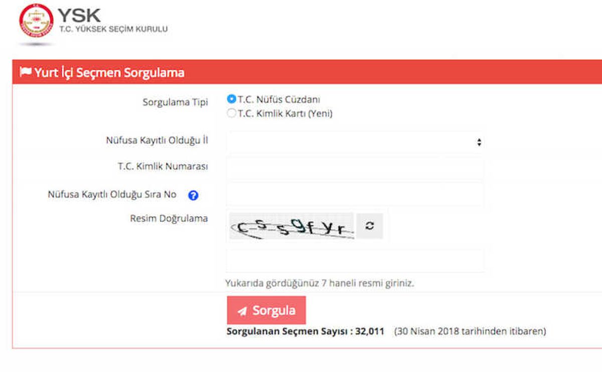 Yurtiçi Seçmen Sorgulama Nasıl Yapılır? Oy Kullanabilir Miyim?