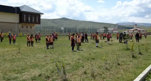 Okul Bahçesine 300 Adet Fidan Dikildi Okul Bahçesine 300 Adet Fidan Dikildi