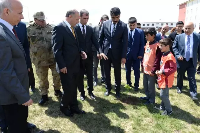 Okul Bahçesine 300 Adet Fidan Dikildi Okul Bahçesine 300 Adet Fidan Dikildi