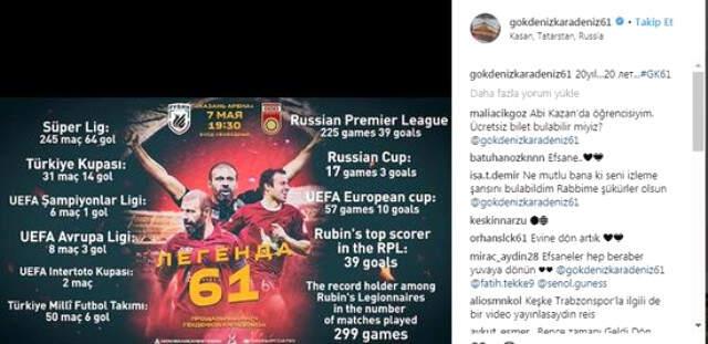 Tecrübeli Futbolcu Gökdeniz Karadeniz Emeklilik Kararı Aldı