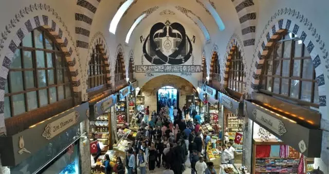 Restorasyonu Tamamlanan Mısır Çarşısı Havadan Görüntülendi Restorasyonu Tamamlanan Mısır Çarşısı Havadan Görüntülendi