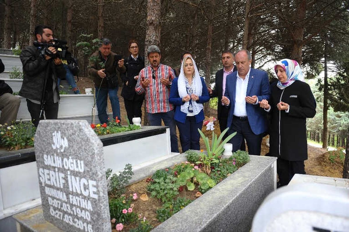 Babasının Mezarını Ziyaret Eden Muharrem İnce: 'Baba Bugünü Görmeni İsterdim'