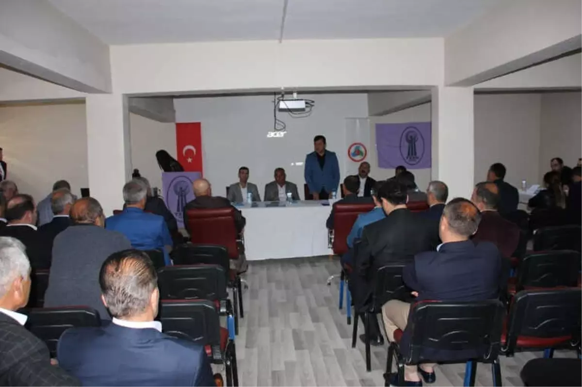 Hakkari Esnaf ve Sanatkarlar Odaları Birliği Başkanlığına Tekin Seçildi