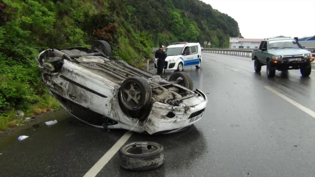 Zonguldak Ta Trafik Kazaları 8 Yaralı Haberi Fotografı