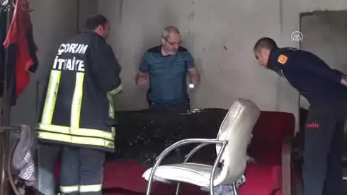Otopark Kulübesinde Yangın: 1 Yaralı