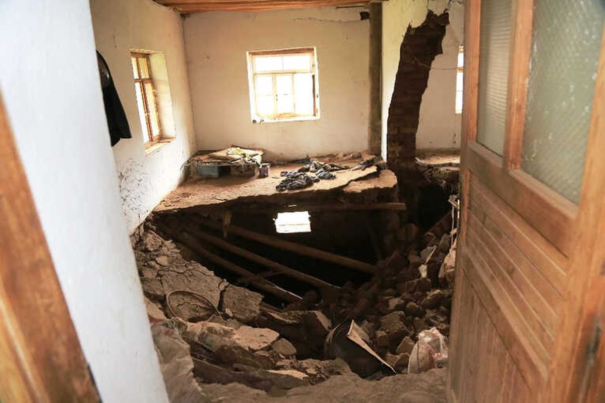 Malatya'da Ev Çöktü