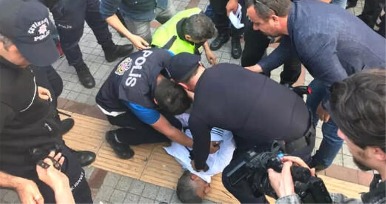 Muharrem İnce'nin Mitingine Erdoğan Afişleriyle Geldiler! İki Grup Birbirine Girdi