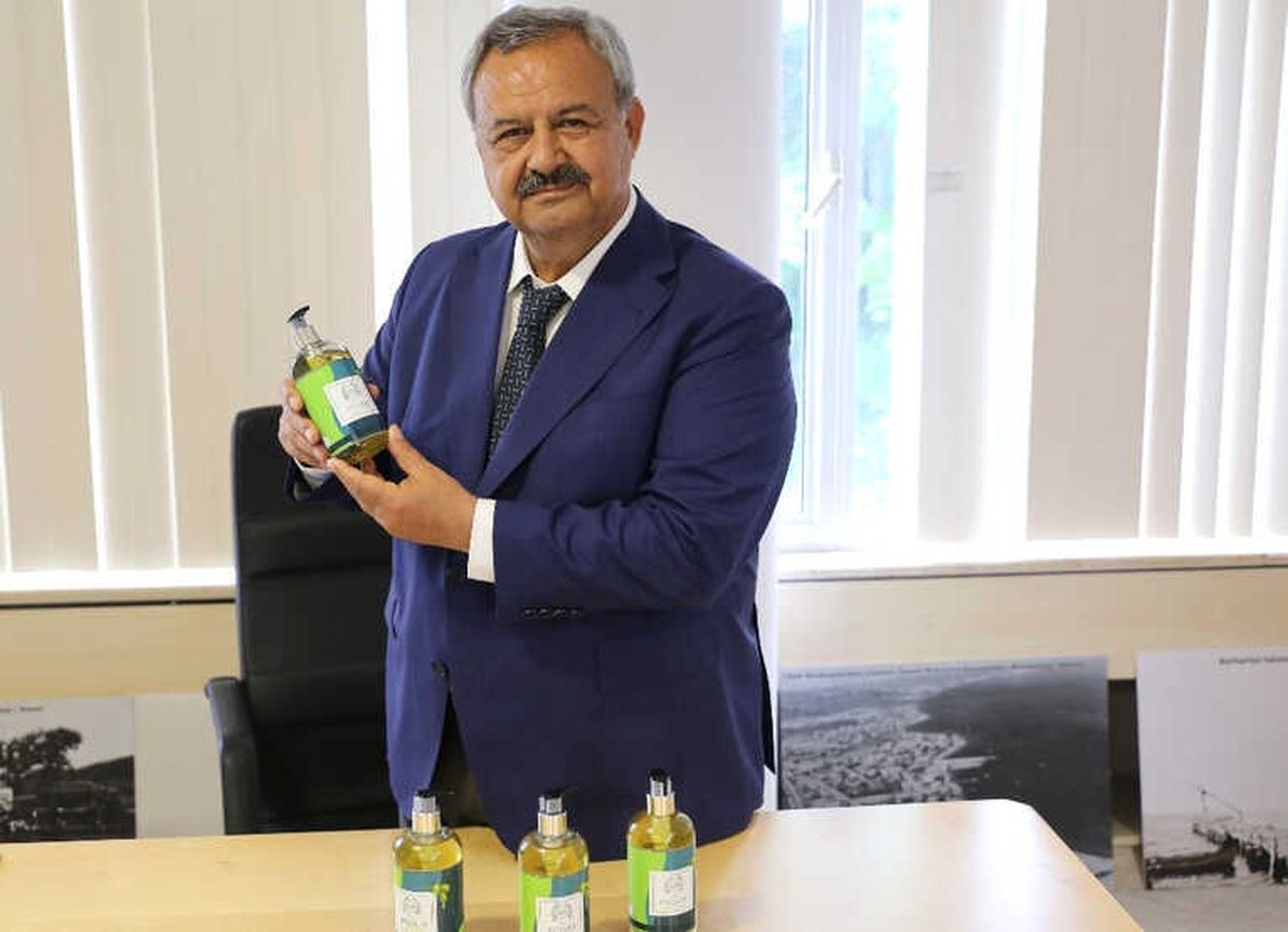 Burhaniye Belediyesi'nden Zeytinyağlı Doğal Sıvı Sabun