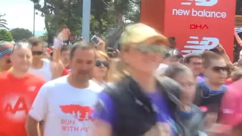 Çanakkale Bozcaada'da Binlerce Kişi Maratona Katıldı