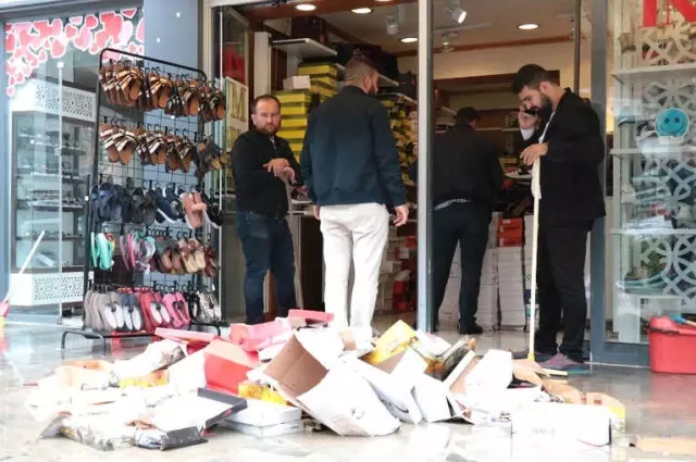 Kırşehir'de Ani Su Baskını Esnafa Zor Anlar Yaşattı