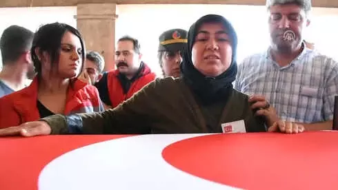 Şehit Jandarma Astsubay Kozak Son Yolculuğuna Uğurlandı (2) Şehit Jandarma Astsubay Kozak Son Yolculuğuna Uğurlandı (2)