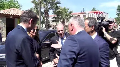 Çanakkale-Yunanistan Ana Muhalefet Lideri Mitsotakis, Gökçeada'da-Hd Çanakkale-Yunanistan Ana Muhalefet Lideri Mitsotakis, Gökçeada'da-Hd