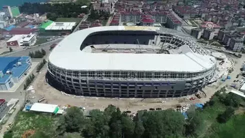 Ordu'da Yapılan Yeni Stat Havadan Görüntülendi (2) Ordu'da Yapılan Yeni Stat Havadan Görüntülendi (2)