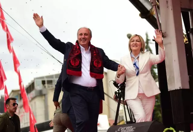 CHP Cumhurbaşkanı Adayı Muharrem İnce;