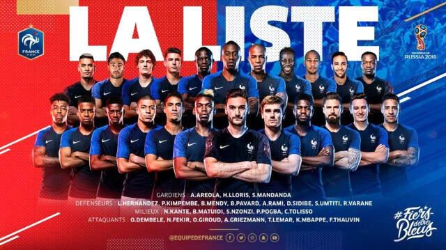 Fransa'nın Dünya Kupası Kadrosu Belli Oldu! Gomis ve Valbuena Kadroya Alınmadı