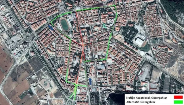 Menteşe'de Ana Cadde 3 Gün Trafiğe Kapanıyor