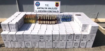 Antalya'da Otele Kaçak İçki Operasyonu