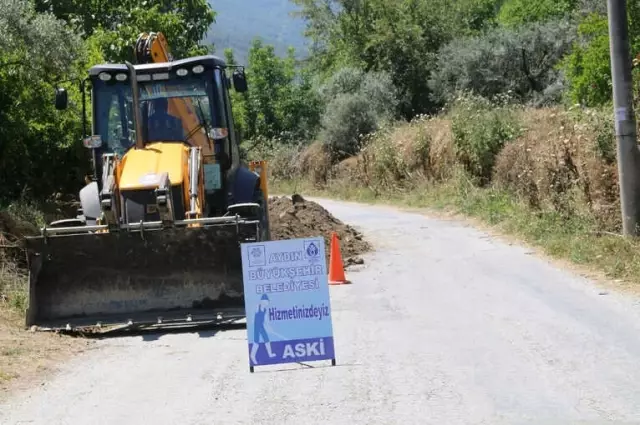 Büyükşehir Üst Yapı Çalışmalarına Kuyucak'ta Devam Ediyor
