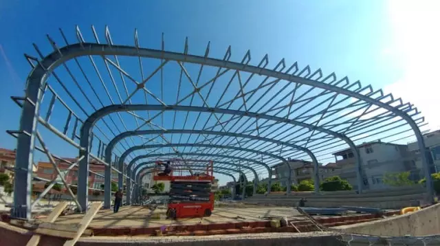 Darıca Bağlarbaşı Ortaokulu'na Spor Salonu Geliyor