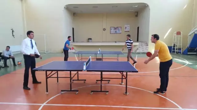 Pazarlar'da Masa Tenisi Turnuvası