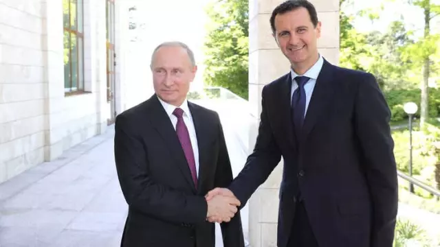 Putin Esad'la Görüştü,