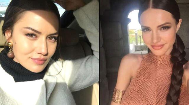 Romen Şarkıcı Otilia, Fahriye Evcen'le Fotoğrafını Paylaştı: İkiz Kardeşimi Buldum