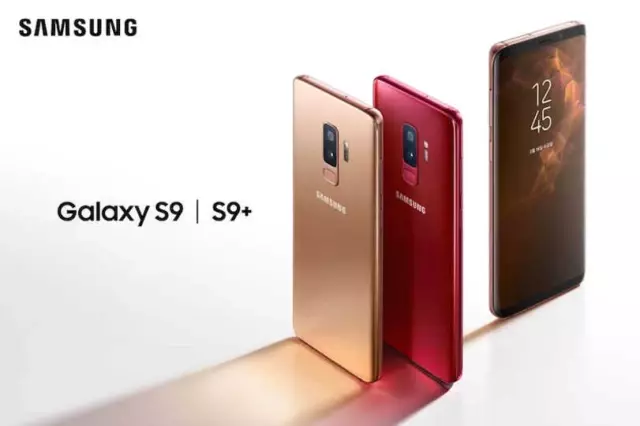 Samsung'un Yeni Altın Rengi ve Bordo Galaxy S9'ları Harika Görünüyor