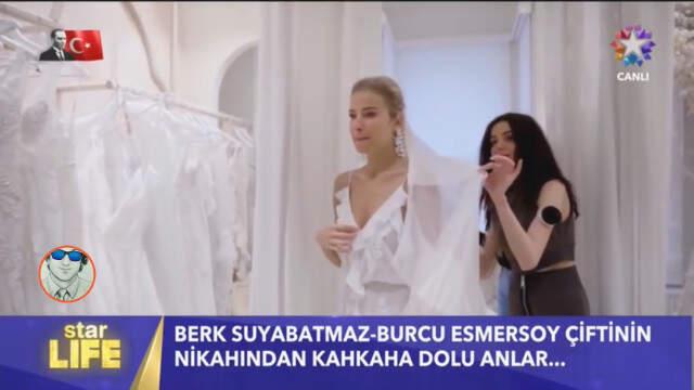 Geçtiğimiz hafta dünyaevine giren Burcu Esmersoy'un Nikah Töreninden yeni görüntüler