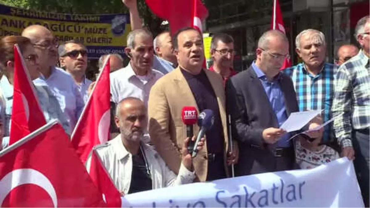 Başkentte İsrail Protestosu