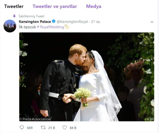 Meghan Markle ve Prens Harry'nin Öpüşme Anı Coşkuyla kutlandı