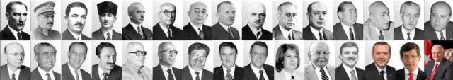 Cumhuriyet'in 30 Başbakanı