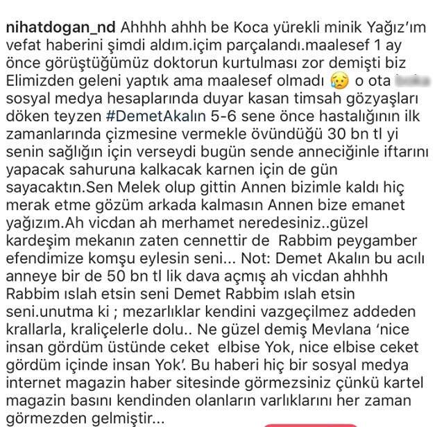 Demet Akalın Nihat Doğan'a Dava Açıyor