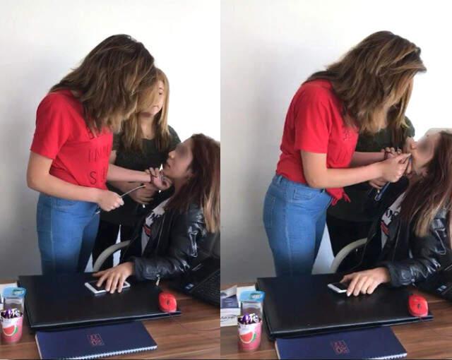 Arkadaşlarının Ofisini Basan Kızlar Terör Estirdi: Seni Satarız