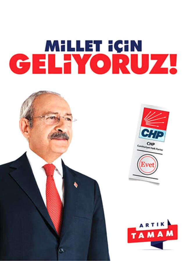 CHP'nin Seçim Sloganı Belli Oldu: Millet için Geliyoruz