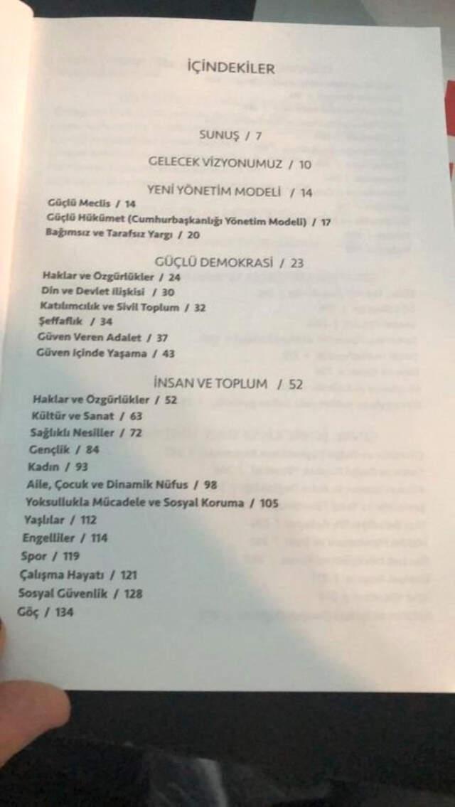 Son Dakika! AK Parti'nin Seçim Beyannamesi Ortaya Çıktı: 360 Sayfa ve 16 Başlık Var